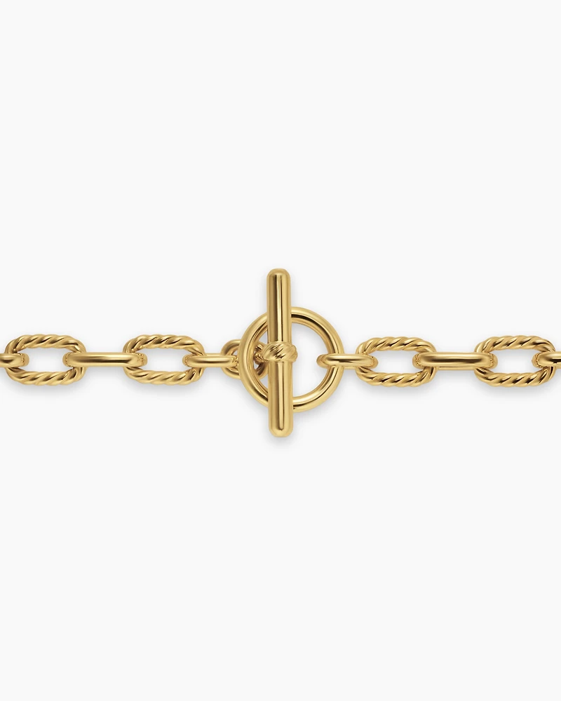 DY Madison® Toggle Chain Bracelet 18K Yellow Gold