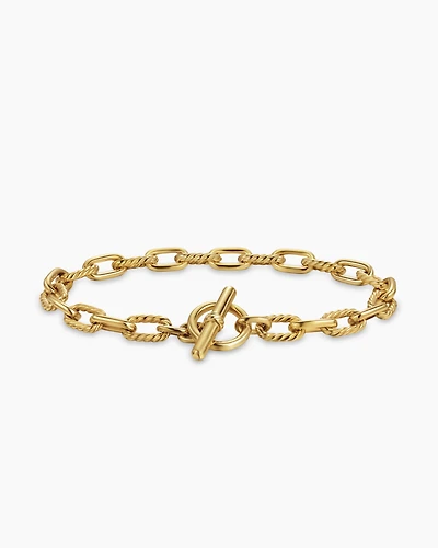 DY Madison® Toggle Chain Bracelet 18K Yellow Gold