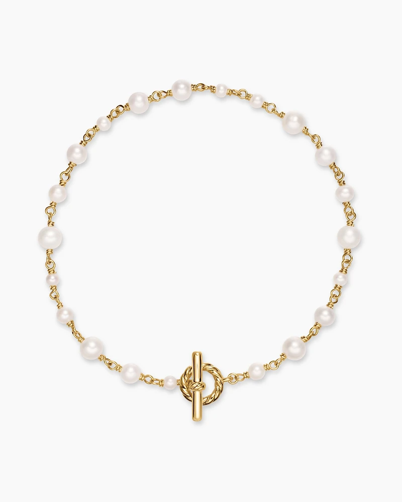 Pearl Classics Toggle Chain Bracelet 18K Yellow Gold, 4.5mm