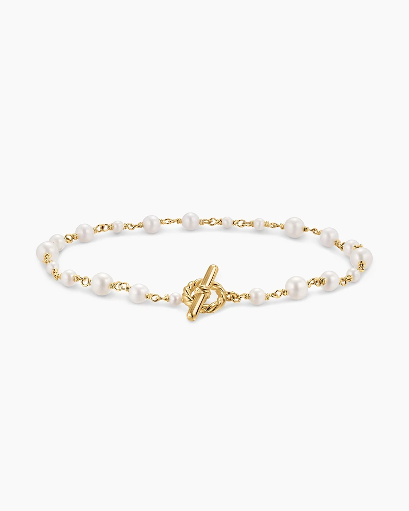 Pearl Classics Toggle Chain Bracelet 18K Yellow Gold, 4.5mm