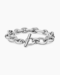 DY Mercer® Chain Bracelet Sterling Silver with Diamonds, 8mm