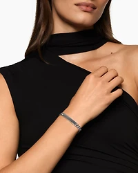Curb Chain ID Bracelet Sterling Silver