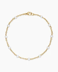Pearl Classics Station Bracelet 18K Yellow Gold, 3.5mm