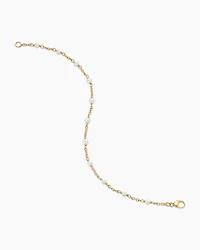 Pearl Classics Station Bracelet 18K Yellow Gold, 3.5mm