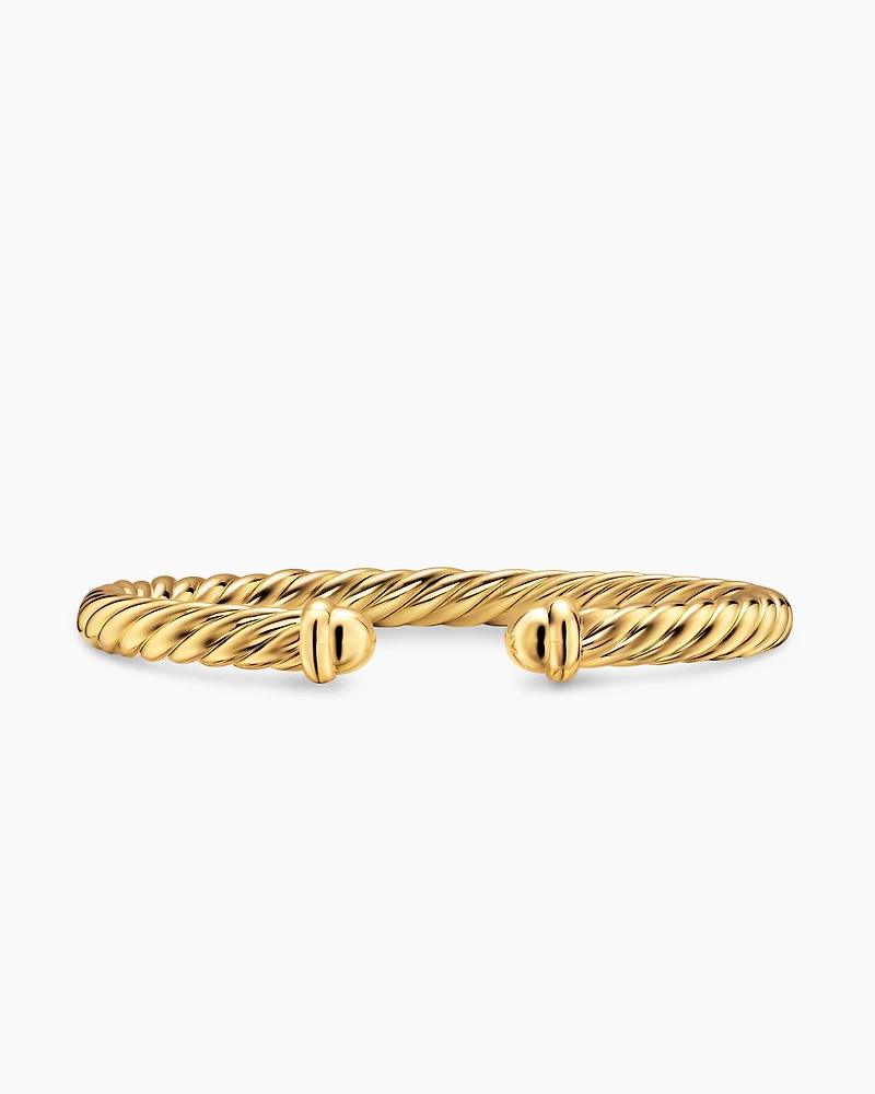 Cablespira® Flex Bracelet 18K Yellow Gold, 6mm