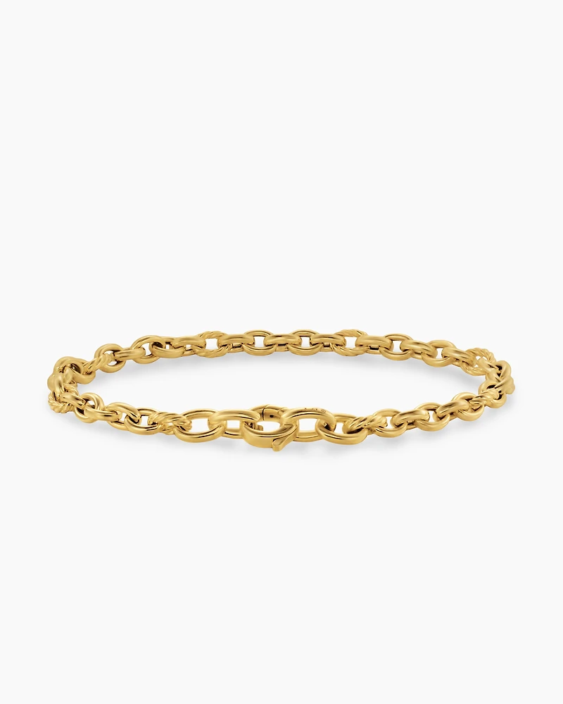 DY Mercer® Petite Chain Bracelet 18K Yellow Gold, 4.5mm