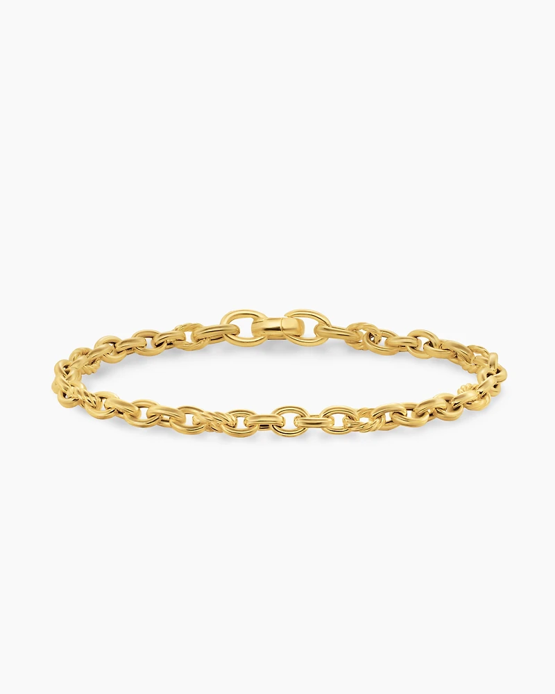 DY Mercer® Petite Chain Bracelet 18K Yellow Gold, 4.5mm