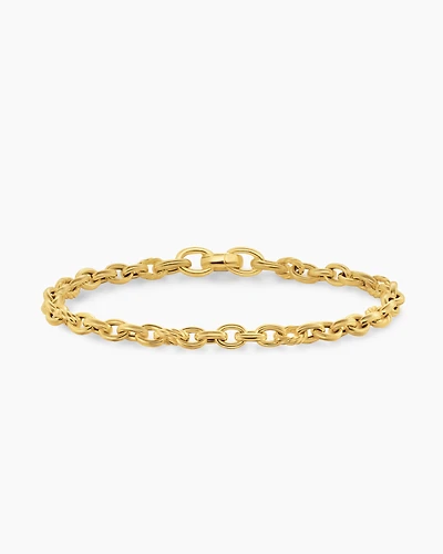 DY Mercer® Petite Chain Bracelet 18K Yellow Gold, 4.5mm