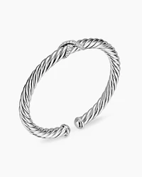 Cable Flex® X Bracelet Sterling Silver with Diamonds, 6mm
