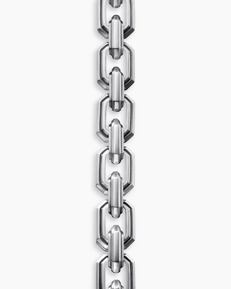Deco Link Bracelet Sterling Silver, 11mm