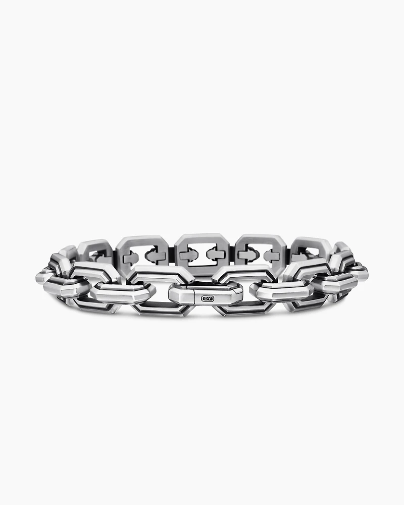 Deco Link Bracelet Sterling Silver, 11mm