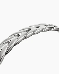 Chevron Cuff Bracelet Sterling Silver, 9mm