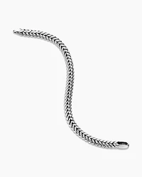 Chevron Bead Bracelet Sterling Silver