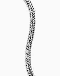 Chevron Bead Bracelet Sterling Silver