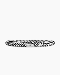 Chevron Bead Bracelet Sterling Silver