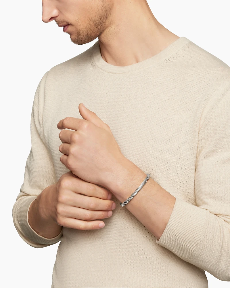 DY Helios™ Cuff Bracelet Sterling Silver, 6mm