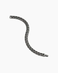Curb Chain Angular Link Bracelet in Titanium