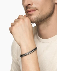 Curb Chain Angular Link Bracelet in Titanium
