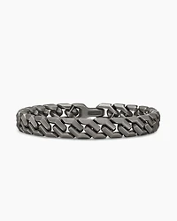 Curb Chain Angular Link Bracelet in Titanium