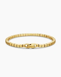 Spiritual Beads Cushion Bracelet 18K Yellow Gold, 4mm