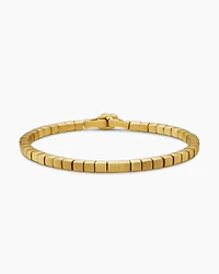 Spiritual Beads Cushion Bracelet 18K Yellow Gold, 4mm