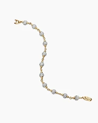 Spiritual Beads Rosary Bracelet in 18K Yellow Gold with Diamonds, 6mm