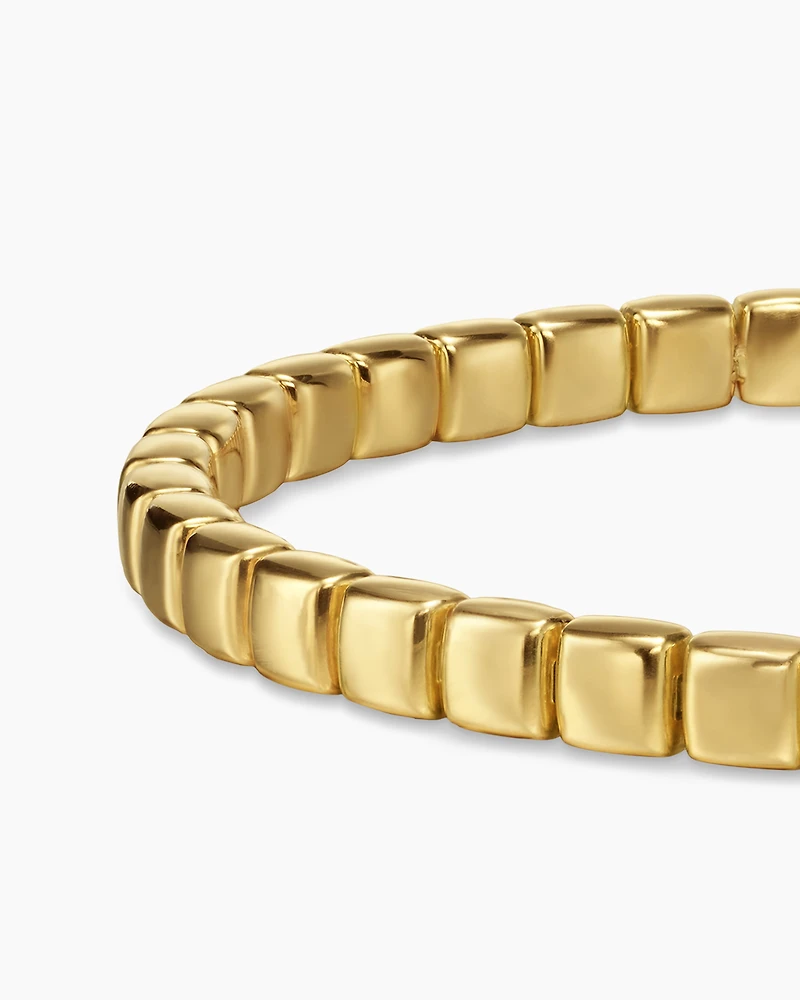 Spiritual Beads Tile Bracelet 18K Yellow Gold, 4.7mm