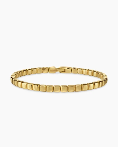 Spiritual Beads Tile Bracelet 18K Yellow Gold, 4.7mm