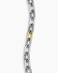 DY Madison® Chain Bracelet Sterling Silver with 18K Yellow Gold