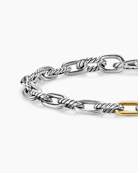DY Madison® Chain Bracelet Sterling Silver with 18K Yellow Gold