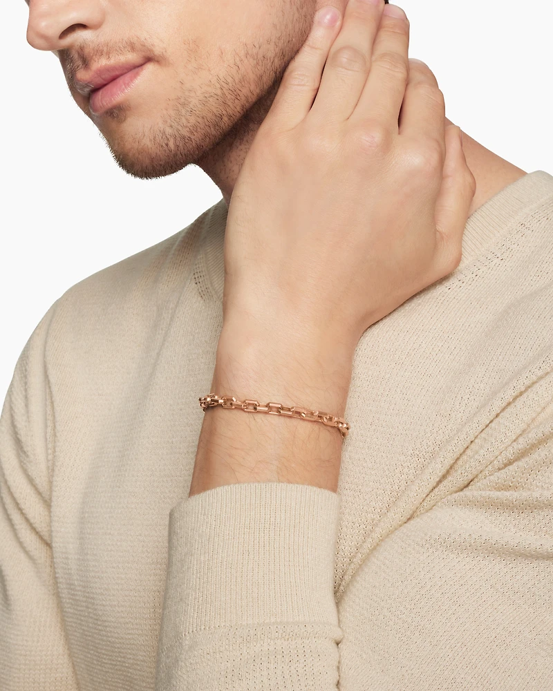 Streamline® Link Bracelet in 18K Rose Gold, 5.5mm