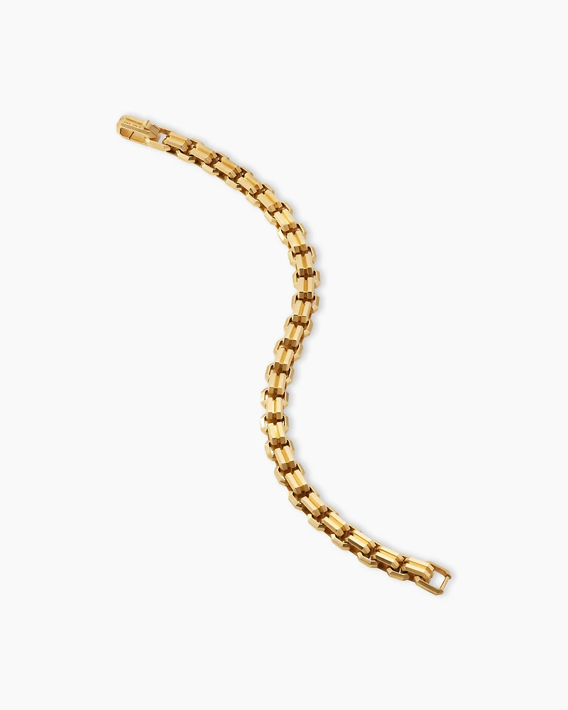 Streamline® Double Heirloom Link Bracelet 18K Yellow Gold, 8mm