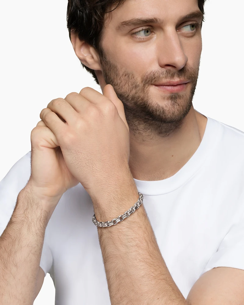 Streamline® Double Heirloom Link Bracelet Sterling Silver, 8mm