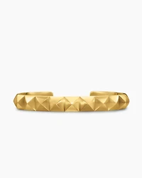 Pyramid Cuff Bracelet 18K Yellow Gold, 9.3mm