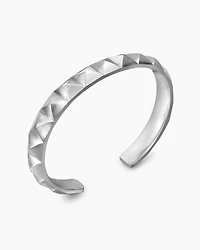 Pyramid Cuff Bracelet Sterling Silver, 9.3mm