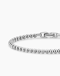 Spiritual Beads Metal Bead Bracelet Sterling Silver
