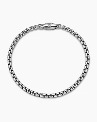 Box Chain Bracelet Sterling Silver
