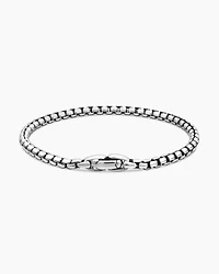 Box Chain Bracelet Sterling Silver