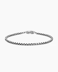 Box Chain Bracelet Sterling Silver