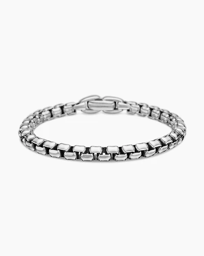 Box Chain Bracelet Sterling Silver