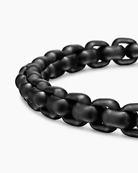 Box Chain Bracelet with Stainless Steel and Sterling Silver