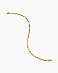 Box Chain Bracelet 18K Yellow Gold
