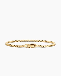 Box Chain Bracelet 18K Yellow Gold