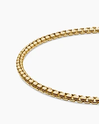 Box Chain Bracelet 18K Yellow Gold
