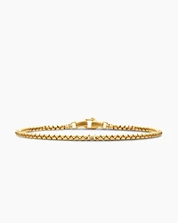 Box Chain Bracelet 18K Yellow Gold