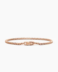 Box Chain Bracelet 18K Rose Gold
