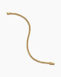 Box Chain Bracelet 18K Yellow Gold