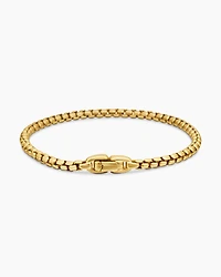 Box Chain Bracelet 18K Yellow Gold