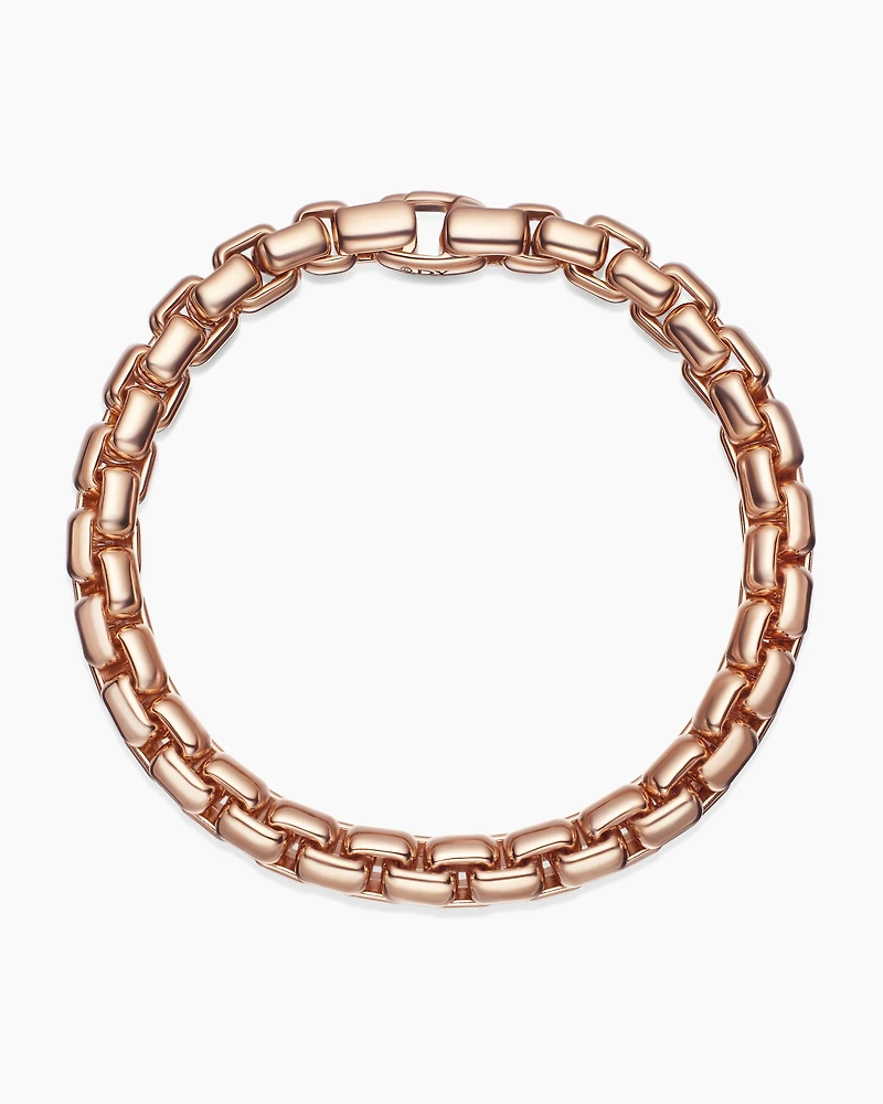 Box Chain Bracelet 18K Rose Gold