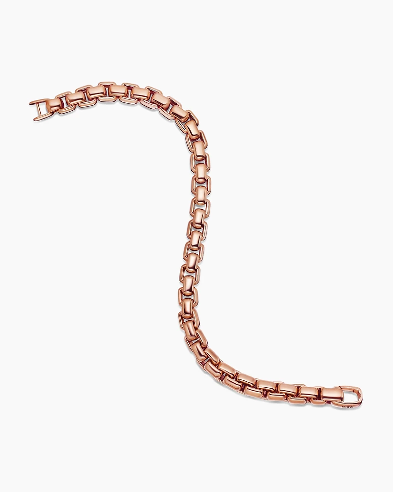 Box Chain Bracelet 18K Rose Gold